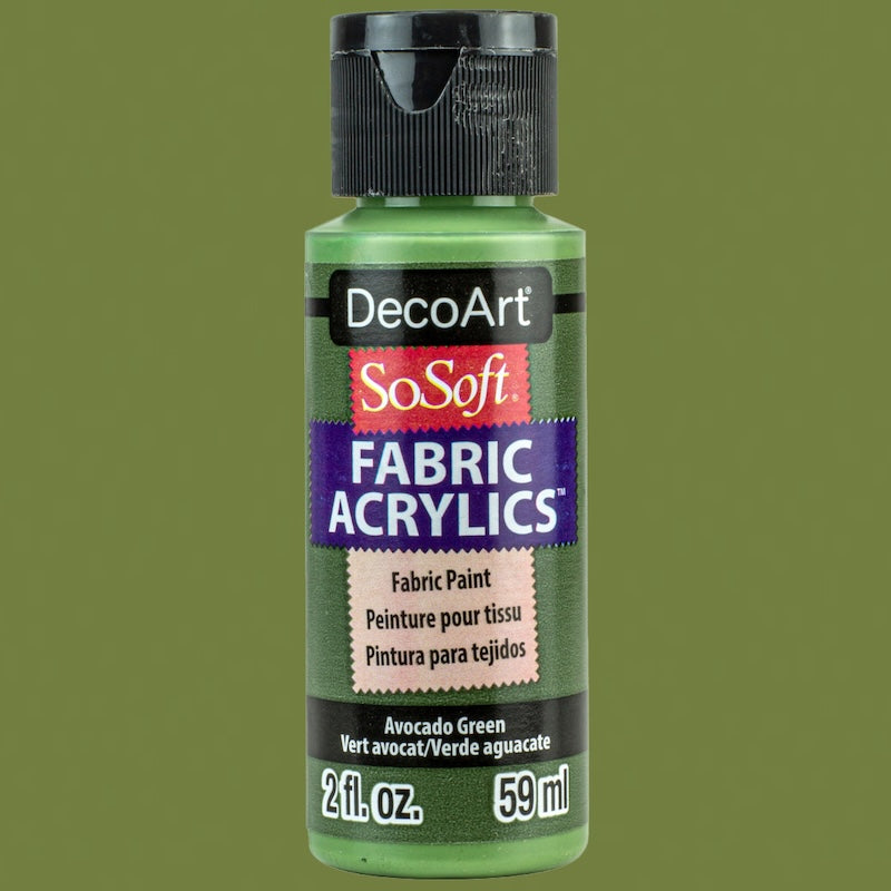 Avocado-Green-DSS19-DecoArt-SoSoft-Fabric-Paint