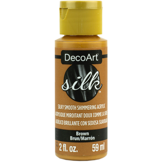 Brown-DSK13-DecoArt-Silk-Acrylic-Paint-59ml