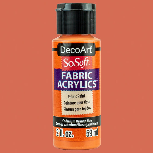 Cadmium-Orange-DSS4-DecoArt-SoSoft-Fabric-Paint