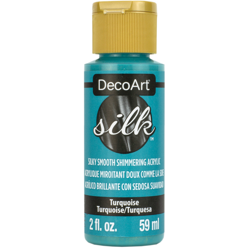 Turquoise DSK07 - DecoArt Silk Acrylic Paint 59ml