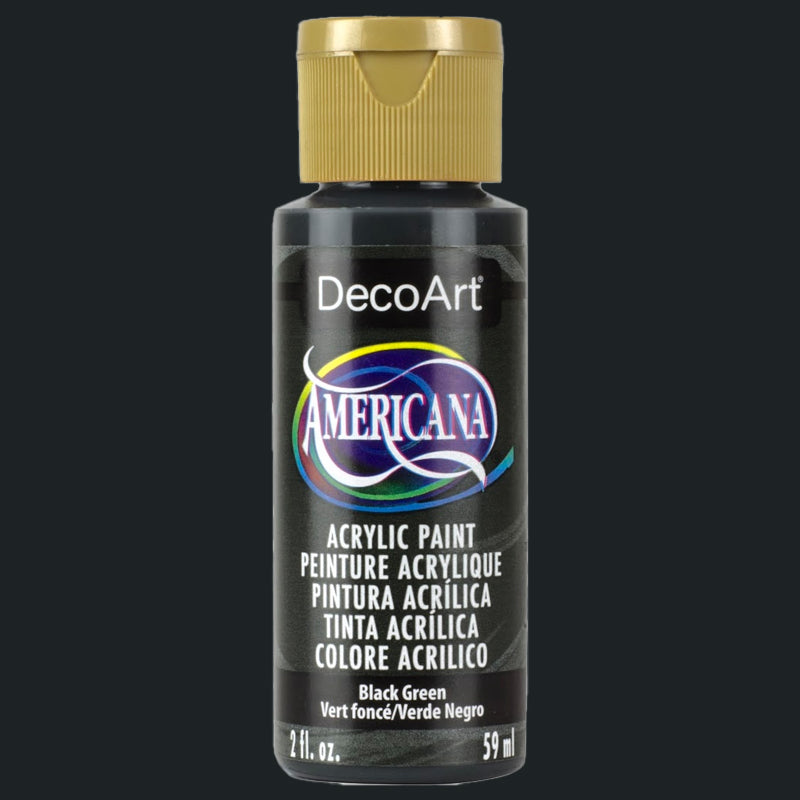 Black Green DA157 - DecoArt Americana Acrylics 59ml