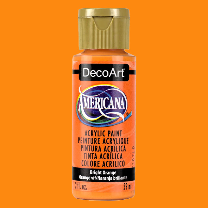 Bright Orange DA228 - DecoArt Americana Acrylics 59ml