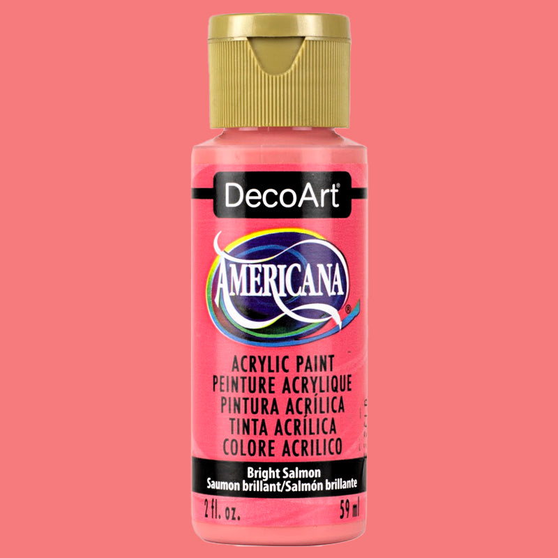 Bright Salmon DA329 - DecoArt Americana Acrylics 59ml