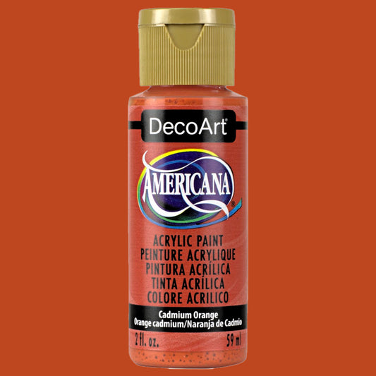 Cadmium Orange DA014 - DecoArt Americana Acrylics 59ml