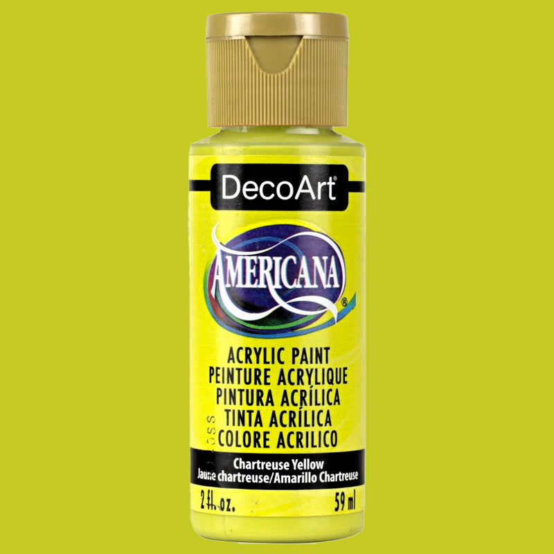 Chartreuse Yellow DA330 - DecoArt Americana Acrylics 59ml