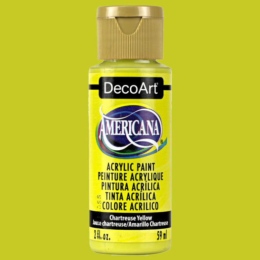 Chartreuse Yellow DA330 - DecoArt Americana Acrylics 59ml