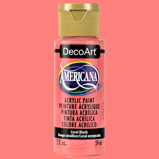 Coral Blush DA292 - DecoArt Americana Acrylics 59ml