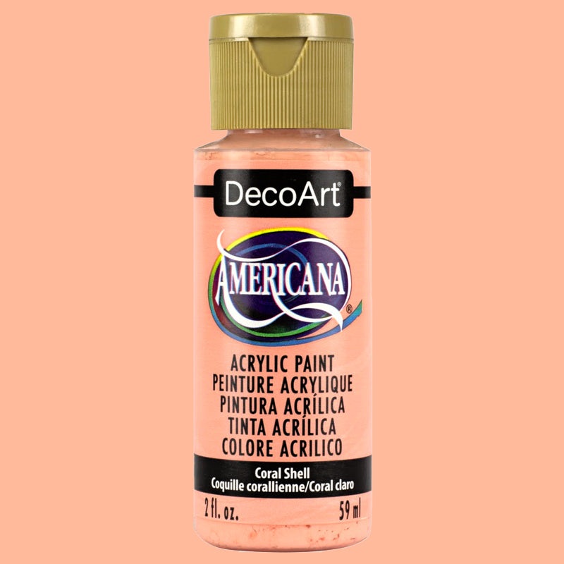 Coral Shell DA316 - DecoArt Americana Acrylics 59ml