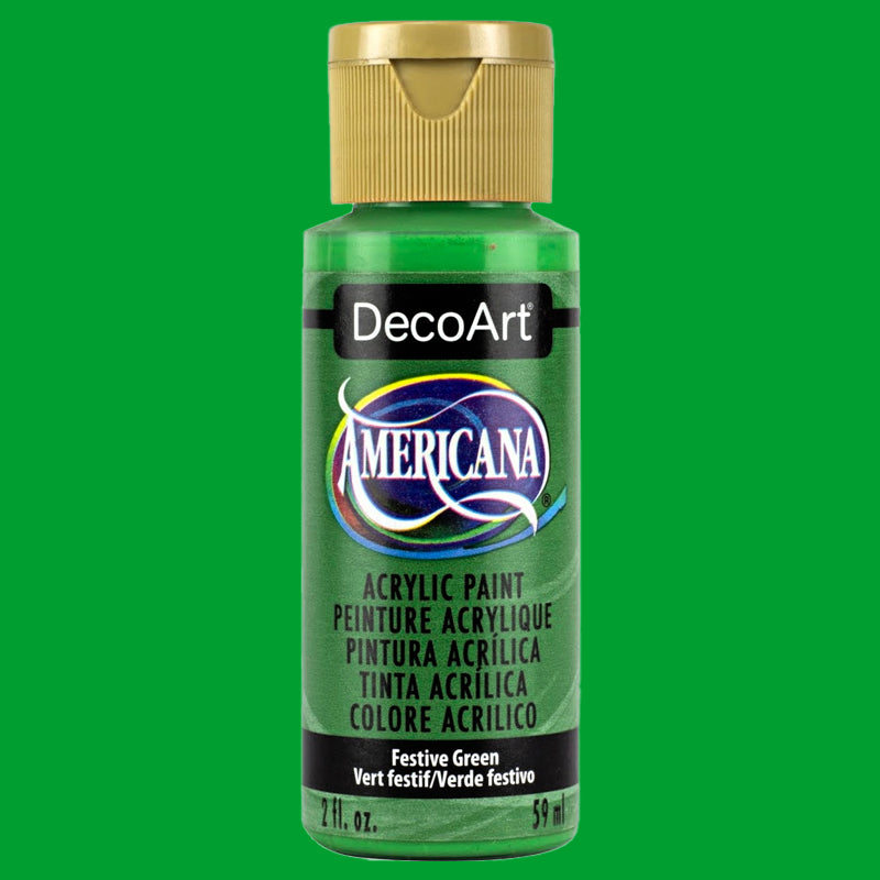 Festive Green DA230 - DecoArt Americana Acrylics 59ml