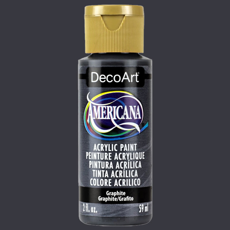 Graphite DA161 - DecoArt Americana Acrylics 59ml