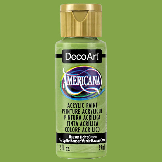 Hauser Light Green DA131 - DecoArt Americana Acrylics 59ml