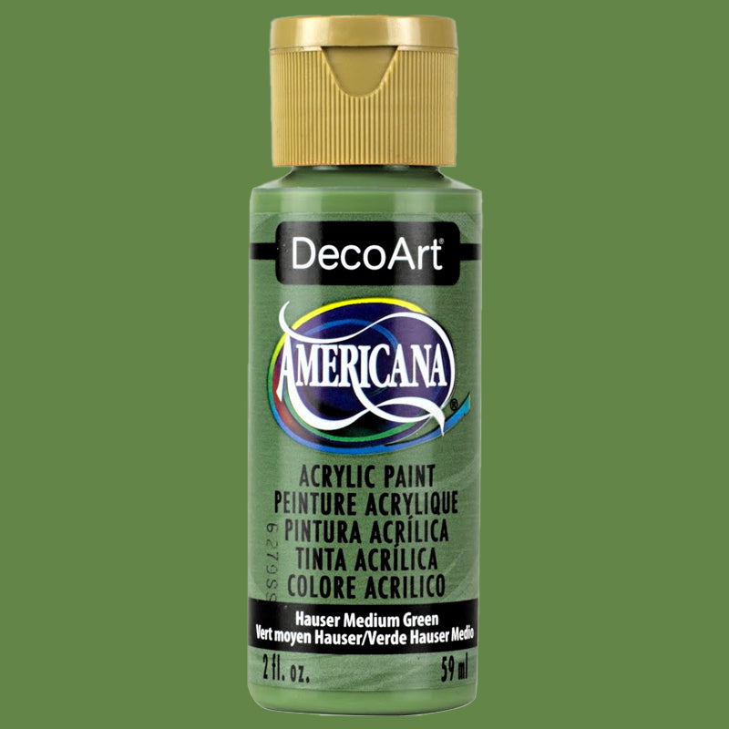 Hauser Medium Green DA132 - DecoArt Americana Acrylics 59ml