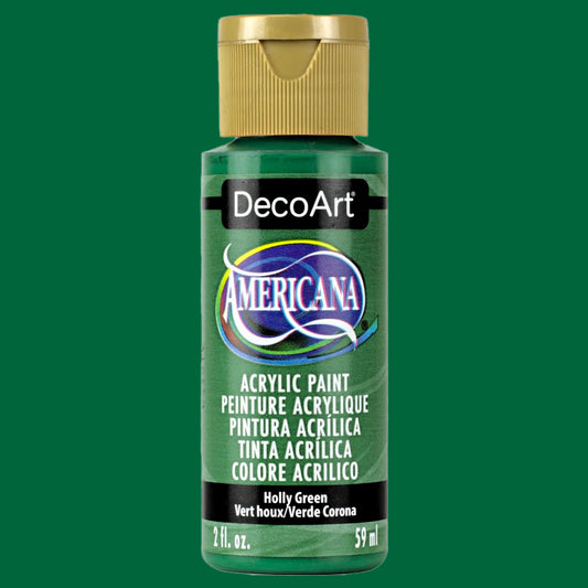 Holly Green DA048 - DecoArt Americana Acrylics 59ml