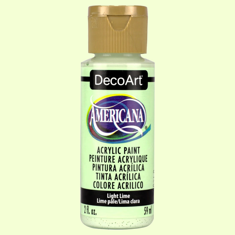 Light Lime DA348 - DecoArt Americana Acrylics 59ml