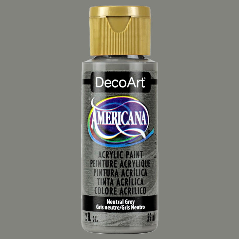 Neutral Grey (Toning) DA095 - DecoArt Americana Acrylics 59ml