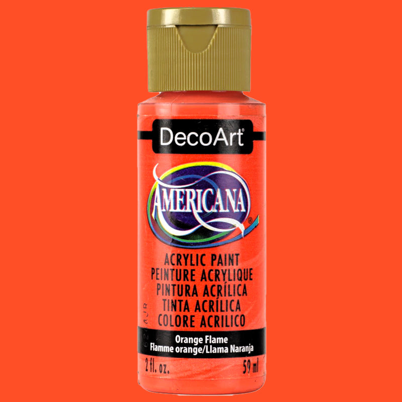 Orange Flame DA315 - DecoArt Americana Acrylics 59ml