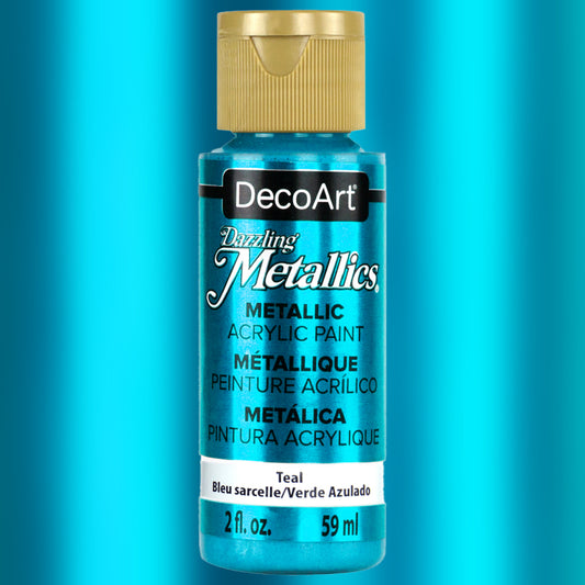 decoart-dazzling-metallics-teal-DA322